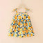JF Yellow Printed Frock FD6080B